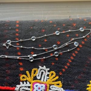 Ippolita sterling crystal 18” necklace